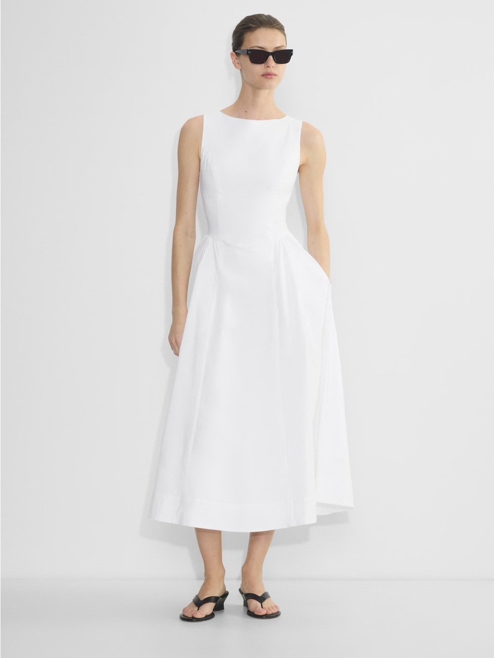 Aritzia Babaton Tina Poplin Dress